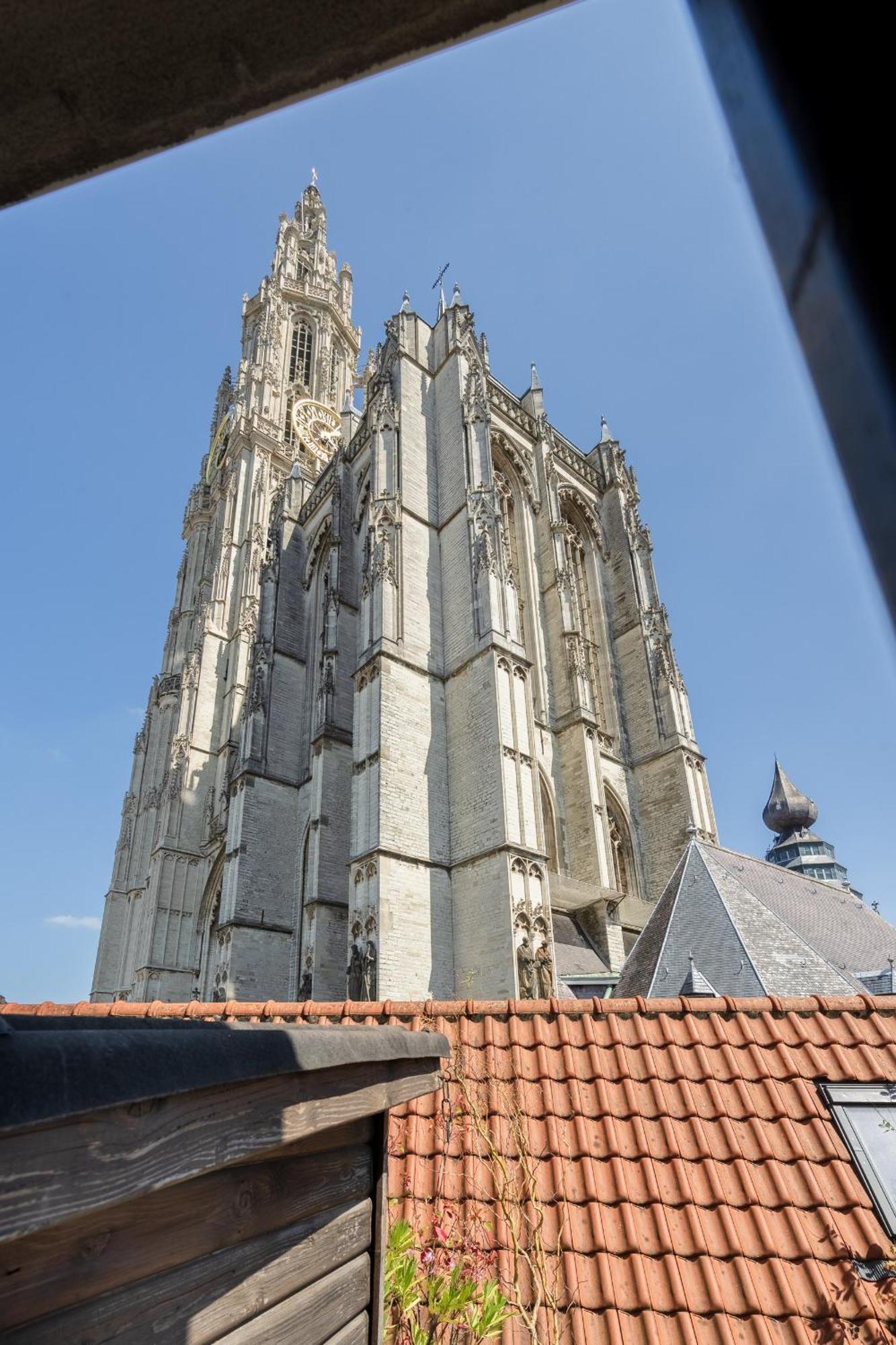Tempel Triplex & Duplex At Historic Heart Of Antwerp Lägenhet Exteriör bild